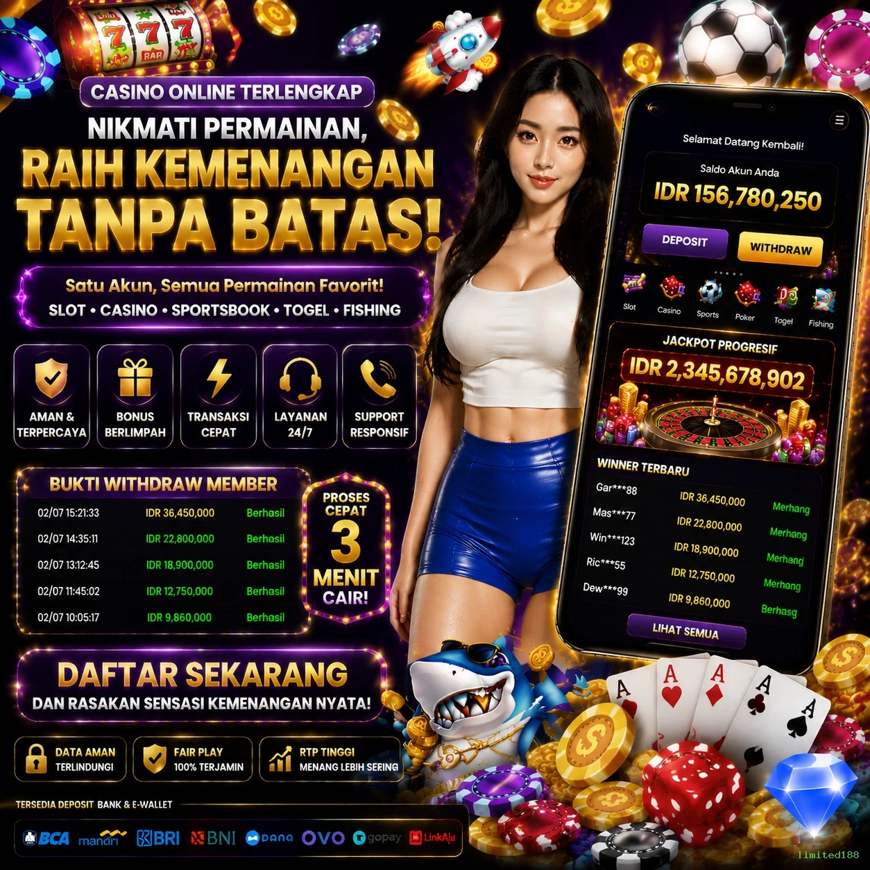 limited188 Dukungan Pelanggan
